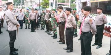 Kapolres Simalungun Sambut Kapolda Sumut di Pos Pam Operasi Ketupat Toba 2024