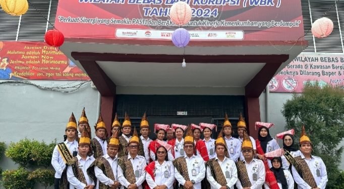 Lapas Kelas IIA Pematangsiantar Ikuti Desk Evaluasi TPI oleh Inspektorat Jenderal Kemenkumham RI.