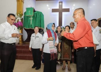 Wali Kota Pematangsiantar Kunjungi Sejumlah Rumah Ibadah,Ini Pesannya