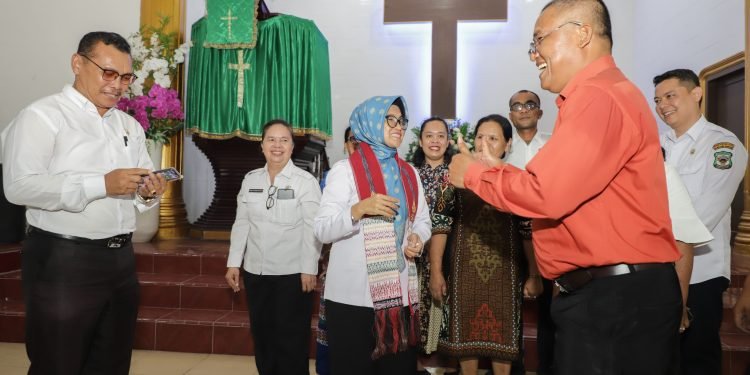 Wali Kota Pematangsiantar Kunjungi Sejumlah Rumah Ibadah,Ini Pesannya