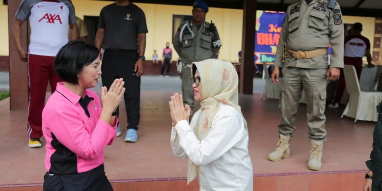 Wali Kota Apresiasi Kegiatan Olahraga Bersama yang Diadakan Polres Pematangsiantar