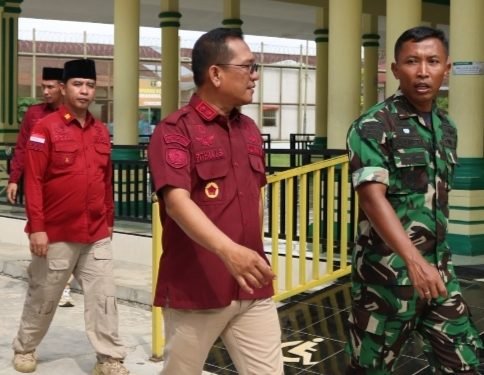 Perkuat Sinergitas Dengan TNI, Lapas Kelas IIA Pematangsiantar Terima Kunjungan Dandim 0207 Simalungun
