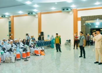 Kepulangan Jemaah Haji Asal Kabupaten Batu Bara Disambut Haru Pj. Bupati Heri Wahyudi