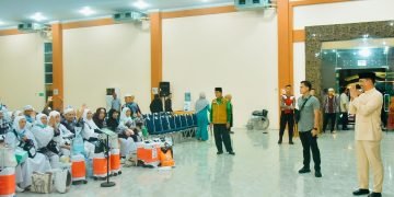 Kepulangan Jemaah Haji Asal Kabupaten Batu Bara Disambut Haru Pj. Bupati Heri Wahyudi