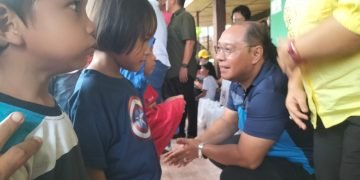 Bakal Calon Wali Kota Pematangsiantar Bistok R Lumbantobing Santuni Anak Yatim