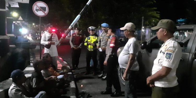 Polres Sibolga Aktif Melaksanakan Patroli Tiga Pilar Dan Razia, Cegah Aksi Kenakalan Remaja