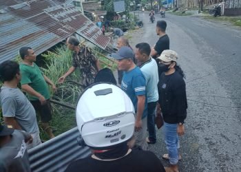 Camat Siantar Martoba Langsung Kunjungi 14 Rumah Terdampak Angin Puting Beliung