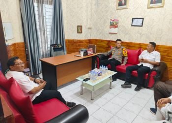 Jalin Silaturahmi kapolres Binjai Berbincang Bincang Dengan KPU Binjai