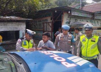 Hari Kedua Ops Patuh Toba 2024, Polres Sibolga, Jaring Kenderaan Yang Tidak Lengkap