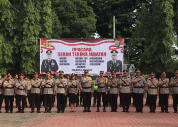 Pimpin Sertijab Kabag SDM, Kabag Ops, Kasat Narkoba, Kasi Propam dan Kapolsek, ini kata Kapolres Langkat