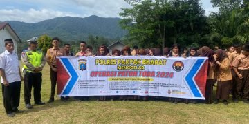 Kegiatan Operasi Patuh Toba 2024 Sat Lantas Polres Pak Pak Goes To School