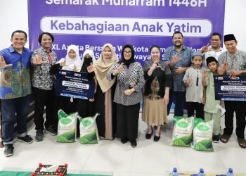 Wali Kota Menghadiri Penyerahan Santunan Yatim Piatu Semarak Muharram 1446 H