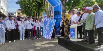 Wali Kota acara Pelepasan Peserta QRIS Jelajah Indonesia SISI BATAS LABUHAN serta Pembukaan Pekan Olahraga dan Seni Perbankan