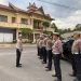 Sat Lantas Polres Pakpak Bharat Laksanakan Strong Point Pagi Ciptakan Kamseltibcar Lantas