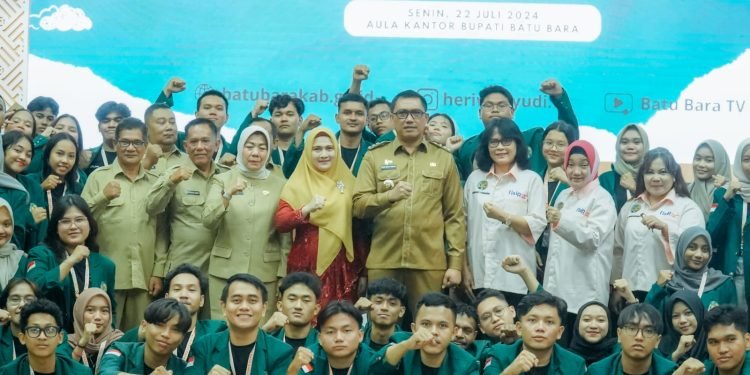 Pj. Bupati Heri Menyambut 99 Orang Mahasiswa/i PKL Fisipol USU di Batu Bara