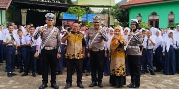 Tingkatkan Kepatuhan Kepada Siswa/i, Sat Lantas Polres Sibolga Kunjungi Sekolah
