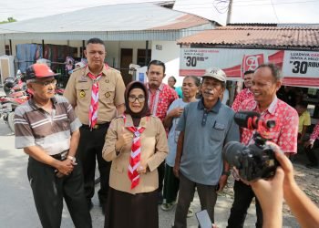 Wali Kota Pematangsiantar meninjau bangunan drainase