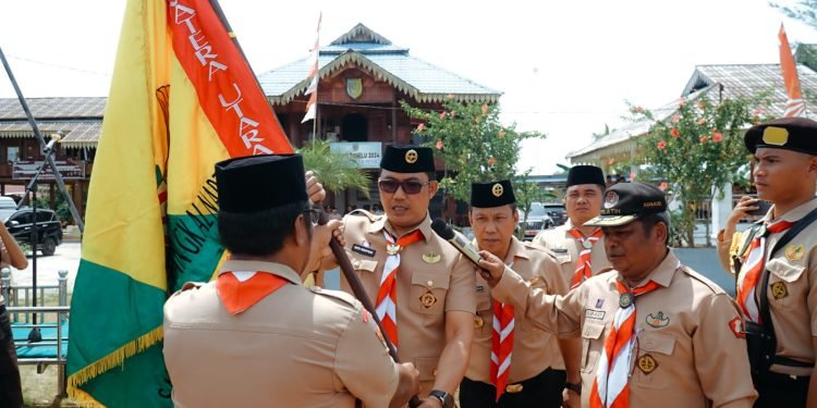 Komitmen Berantas Narkoba, Pj. Bupati Heri Terima Bendera Kirab Tangkal Napza