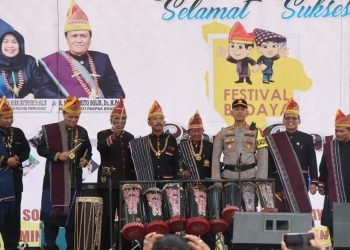 Kapolres Pakpak Bharat Hadiri Pembukaan Pesta Pelaksanaan Hari Jadi Ke 21 Tahun Dan Pesta Oang Oang Kabupaten Pakpak Bharat