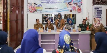 dr Susanti Dewayani SpA, menghadiri Penutupan Pelatihan Salon Pokmas Bantan Sejahtera di LKP ZENDRO