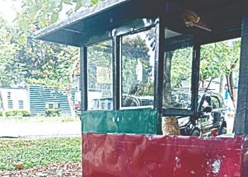 Roda Gerobak Pedagang Makanan di Kantor Bupati DS, Raib Digondol Maling