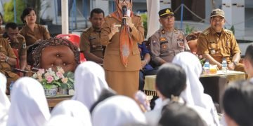 Wali Kota hadiri acara Sosialisasi, Simulasi, dan Edukasi Pencegahan Kebakaran, di sekolah