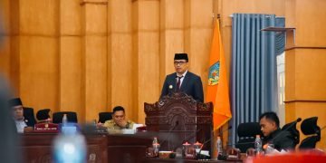 Pj. Bupati Batu Bara Hadiri Rapat Paripurna DPRD Ranperda Pertanggungjawaban Pelaksanaan APBD TA 2023