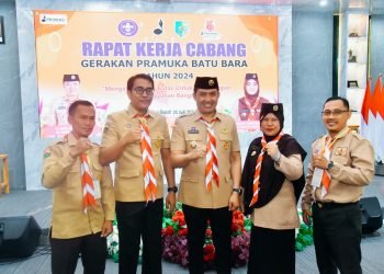 Pj. Bupati Heri Wahyudi Hadiri Rapat Kerja Cabang Pramuka Batu Bara