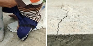 Proyek Aspirasi Dewan Provinsi Sumatera Utara Kondisinya Sudah Retak