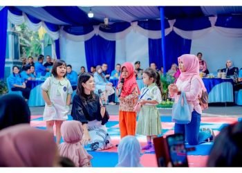 Peringatan Hari Anak Nasional (HAN) ke-40, Ketua TP PKK Kota Medan Kahiyang Ayu ikut Meriahkan