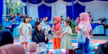 Peringatan Hari Anak Nasional (HAN) ke-40, Ketua TP PKK Kota Medan Kahiyang Ayu ikut Meriahkan