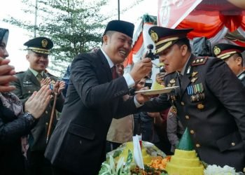 HUT ke-78 Bhayangkara, Pj. Bupati Batu Bara Kasih Surprise
