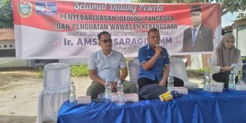 Sosialisasi Penyebarluasan Idiologi Pancasila dan Penguatan Wawasan Kebangsaan bersama Anggota DPRD Provinsi Sumatera Utara Ir. Amsar Saragih, MM