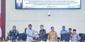 Ranperda RPJPD Kota Medan 2025 – 2045 Disahkan Bobby Nasution, Wujudkan Visi Medan