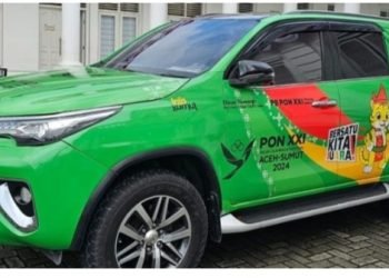 Mobil Diskominfo Sumut ‘Disulap’ Untuk Promosikan PON XXI 2024