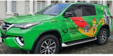 Mobil Diskominfo Sumut ‘Disulap’ Untuk Promosikan PON XXI 2024