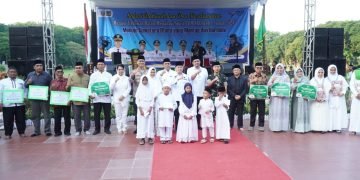 Walikota Medan hadiahkan umroh kepada warga Langkat, dalam Safari Dakwah dan Tabligh Akbar, Dukung Kesuksesan PON XXI Aceh-Sumut 2024