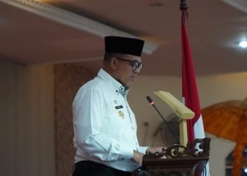 Pj. Bupati Langkat Faisal Hasrimy hadiri Paripurna Pengesahan Perda Bangunan Gedung dan RPJPD 2025 – 2045