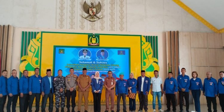 Kapolres Langkat Hadiri pelantikan pengurus Dewan Pimpinan Cabang Himpunan Nelayan Seluruh Indonesia