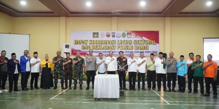 Pj Bupati Langkat Faisal Hasrimy Tekankan Pentingnya Kolaborasi Lintas Sektoral untuk Sukseskan Pilkada Damai 2024