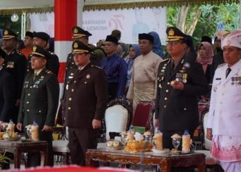 Pj. Bupati Langkat Faisal Hasrimy Hadiri Aubade bersama ribuan Masyarakat Momentum Khidmat Akhiri Peringatan HUT ke – 79 RI