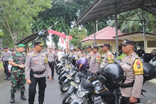 Polres Langkat Gelar Apel Pasukan Operasi Mantap Praja Toba 2024