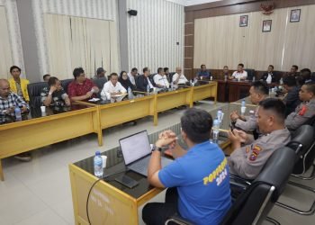 Sekda Kota Pematangsiantar Junaedi Antonius Sitanggang SSTP MSi menghadiri acara Rapat Visitasi Technical Delegate (TD) PON XXI Aceh-Sumut