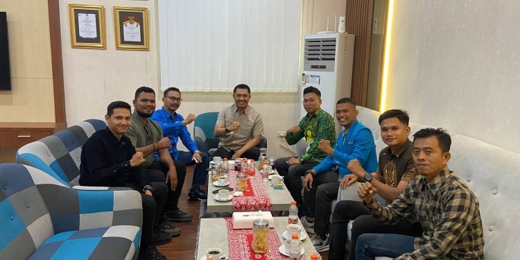 Jelang Musdah, Caretaker DPD KNPI Audiensi ke Pj Bupati Heri Wahyudi