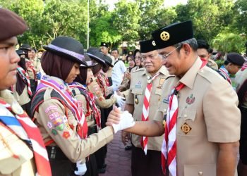 HUT ke-63, Pramuka Garda Terdepan Merajut Persatuan & Kesatuan