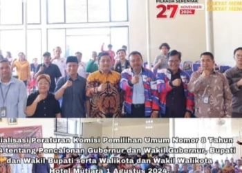 KPU Dairi Sosialisasikan PKPU No 8 Tahun 2024