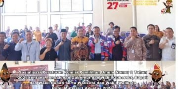 KPU Dairi Sosialisasikan PKPU No 8 Tahun 2024