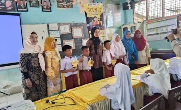 FK USU Sosialisasi Gizi Seimbang kepada Siswa SD