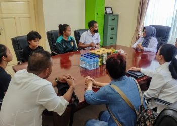 dr Susanti Dewayani SpA menerima audiensi atlet Taekwondo RTA dan  SLOMPN yang akan berlaga di PON XXI Tahun 2024 Aceh-Sumut 