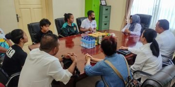 dr Susanti Dewayani SpA menerima audiensi atlet Taekwondo RTA dan  SLOMPN yang akan berlaga di PON XXI Tahun 2024 Aceh-Sumut